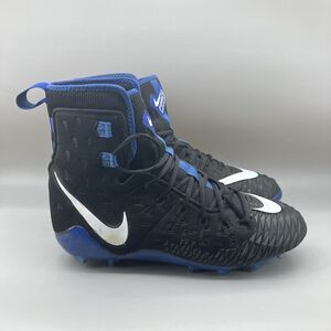 Nike Force Savage Elite TD Men Size 11.5 Shoes Black Blue Football Sneakers